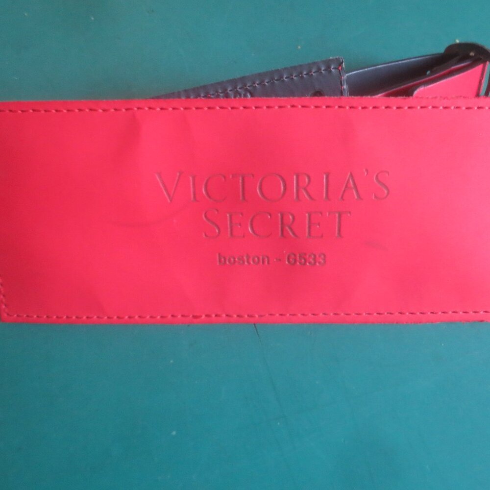 Brand New Victoria's Secret Red Pink Luggage Tag.